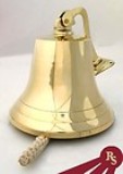10 Inch Solid Brass Ships Bell